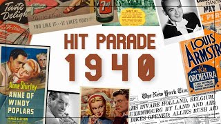 Hit Parade 1940  The Best Music Of The Year  Glenn Miller Ella Fitzgerald Bing Crosby [upl. by Hirsch]