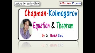 ChapmanKolmogorov Equation amp Theorem  Markov Process [upl. by Keemahs655]