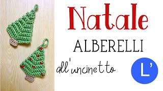 Uncinetto per Natale  Come fare degli ALBERI DI NATALE semplicissimi [upl. by Dray]