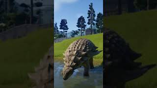 NODOSAURIO  JURASSIC WORLD EVOLUTION  shorts [upl. by Vashtee]