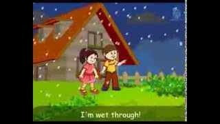 Pitter Patter Rain Drops   Nursery Rhyme in Cartoon By Pocket Rhymes [upl. by Etnoled966]