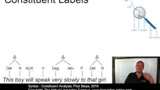 SYN107  Constituent Analysis First Steps [upl. by Welles]