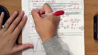 27D Writing Eq of Trig Graphs in Radians finite 2024 [upl. by Karlow]