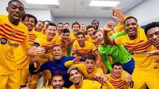 LA LIGA CELEBRATIONS IN THE LOCKER ROOM 💙❤️ [upl. by Inalej368]