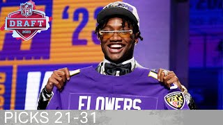 Picks 2131 Three Straight Receivers amp Eagles Draft Another Georgia Pass Rusher  2023 NFL Draft [upl. by Idnor]