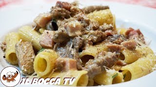 362  Rigatoni alla boscaiolaci riempio una carriola pasta facile e sfiziosa autunnoinverno [upl. by Ecinerev]