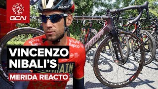 Vincenzo Nibalis Custom Merida Reacto [upl. by Gitel]