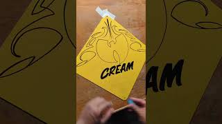 CREAM Hand painted WU Tang Sign hiphop rap boombap beats wutangclan cream wutang wu [upl. by Binette]