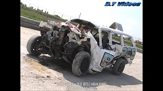 Young Guns v Old Gits 2008  Banger Racing Teams  Highlights  Horndean [upl. by Nuahsad]