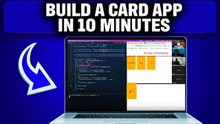 Build a Card App in 10 MINUTES  FULL LESSON [upl. by Rise]