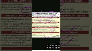 CLAT exam 2025 clat exam 2024 CLAT 2025 [upl. by Ahsinrev]