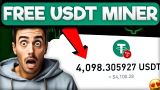 FREE USDT MINING SITE  10 minimum withdraw  no investment [upl. by Riamo]