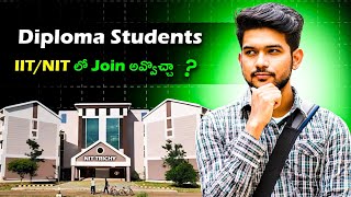 Can Diploma Students Join IIT or NIT [upl. by Nilyam]