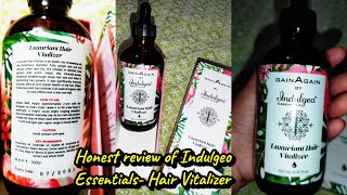 Honest review Indulgeo essentials Hair Vitalizer  Hair vitalizer indulgeo hair vitalizer review [upl. by Ahsekan]