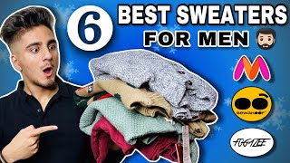 6 Best SweaterCardigan For Men  Myntra Shopping Haul 😱 [upl. by Narih]