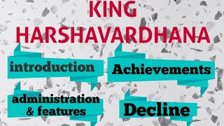 Harshavardhana  Rule  Achievements  Decline📝 [upl. by Asillam604]