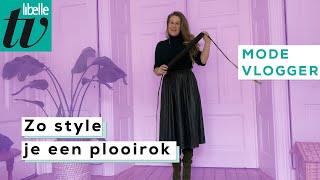 Zo combineer je een plooirok perfect voor jouw figuur  Libelle Modevlogger [upl. by Hada]