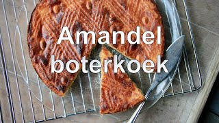 Amandel boterkoek recept [upl. by Ecnerrot663]