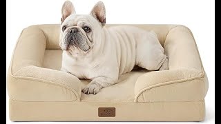 Bedsure Orthopedic Dog Bed for Medium Dogs Review [upl. by Gabi]