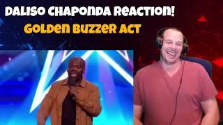 Daz Reacts To HILARIOUS Comedian Daliso Chaponda  Britains Got Talent [upl. by Nosylla]