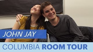 John Jay Hall Room Tour  Columbia University [upl. by Ohl]