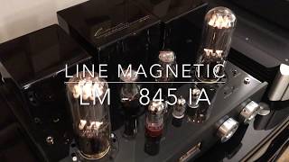 מגבר מנורות משולב הי אנד Line Magnetic  LM 845 IA [upl. by Enyamert888]