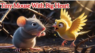 Tiny Mouse with Big Heart II Bedtime Stories for kids II Educational Stories II Moral Stories [upl. by Shayla]