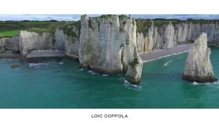 ETRETAT IN 4K DJI INSPIRE 1 quotVUE DU CIELquot  VIDEOPARDRONEFR [upl. by Einwat]