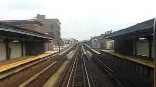 Railfan window view of Uptown Z Express train [upl. by Bettine]