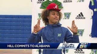 Winton Woods star Justin Hill commits to Alabama [upl. by Elinad]