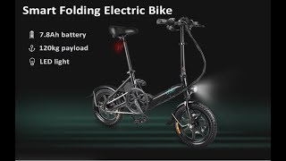 FIIDO D3 Mini Aluminum Alloy Smart Folding Electric Bike [upl. by Alyk977]