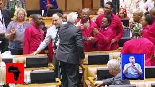 Big Fight In Parliament After Julius Malema Speech [upl. by Hemetaf]