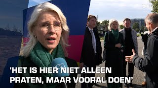 Minister Keijzer bezoekt Groningse bouwplaatsen en onthult nieuwe wijknaam [upl. by Monahon]