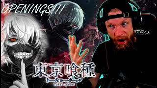 WOHHH All Tokyo Ghoul openings full 14 Reaction [upl. by Acinoreb]