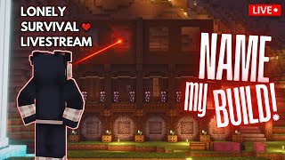 🔴 MINECRAFT SURVIVAL  Building Pathways for Project  VIEWERS NAME MY BUILDS [upl. by Pry]