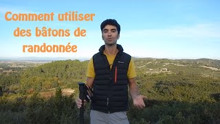 Comment bien utiliser vos bâtons de randonnée [upl. by Toma]