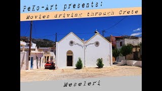 Kreta  Crete A ride through the village Meseleri [upl. by Erasaec]