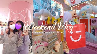 weekend vlog 🎂  celebrating my mums birthday exploring central london boba sylvanian families [upl. by Cristiona911]