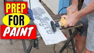 JAYCO POP UP CAMPER EXTERIOR PAINT PREPARATION Rebuild Remodel Modifications Renovation PT 13 [upl. by Asikal]