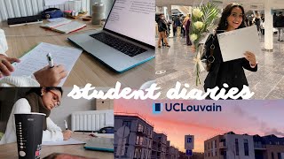 semaine dans ma vie détudiante à lUCLouvain 📒☕️ student diaries vlog 5 [upl. by Briano687]