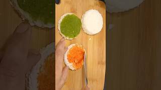 Tricolour Food Recipes  New Bread Snacks  newrecipe viral snacks independenceday shorts [upl. by Nennek626]