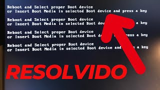 Windows Nao inicia  Reboot and Select Proper Boot Device [upl. by Aloisius]