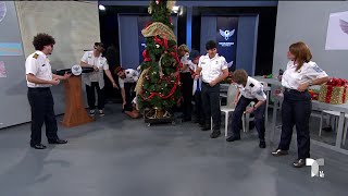 Raymond y sus Amigos  Cadetes de Guaraguao Securitu ganan concurso del mejor árbol de Navidad [upl. by Kidd]