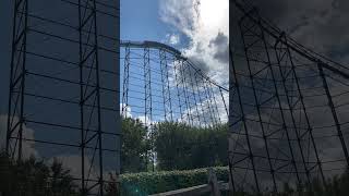 ￼Phantom’s Revenge at Kennywood is crazy kennywood rollercoaster phantomsrevenge [upl. by Ailemrac]