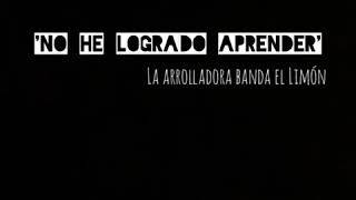 No he logrado aprender  La arrolladora banda el Limón letra [upl. by Allerim547]