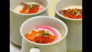 Japanese Steamed egg Chawanmushi Recipe l 푸딩계란찜 레시피 [upl. by Brianne]