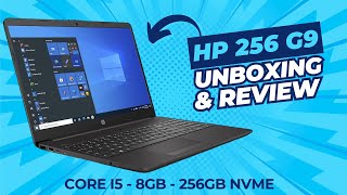 ✅ Notebook HP 256 G9 Core i5  8GB  256GB NVME  W11 Unboxing e review É bom Presta [upl. by Marchelle]