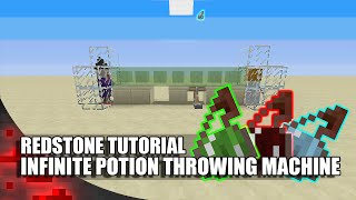 Minecraft Infinite Potion Throwing Machine [upl. by Kalbli665]