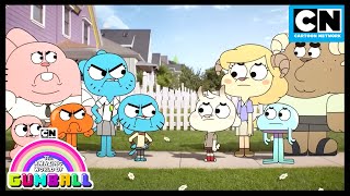 The Wattersons vs The Mimicats  Gumball  Cartoon Network [upl. by Peednam]