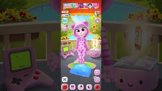 My Talking Angela2 reels rek shorts shortsvideo cat talkingangela [upl. by Elleirbag]